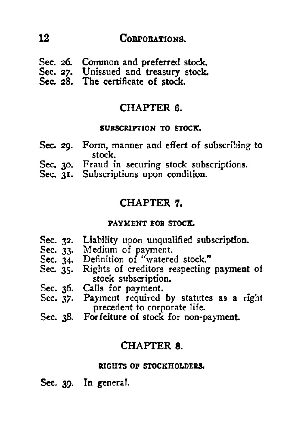 The Law of Private Business Corporations. With Questions, Problems and Forms | Alfred William Bays