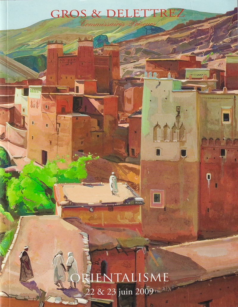 Каталог аукциона Gros & Delettrez, Париж, Ориентализм от 22-23 июня 2009 года