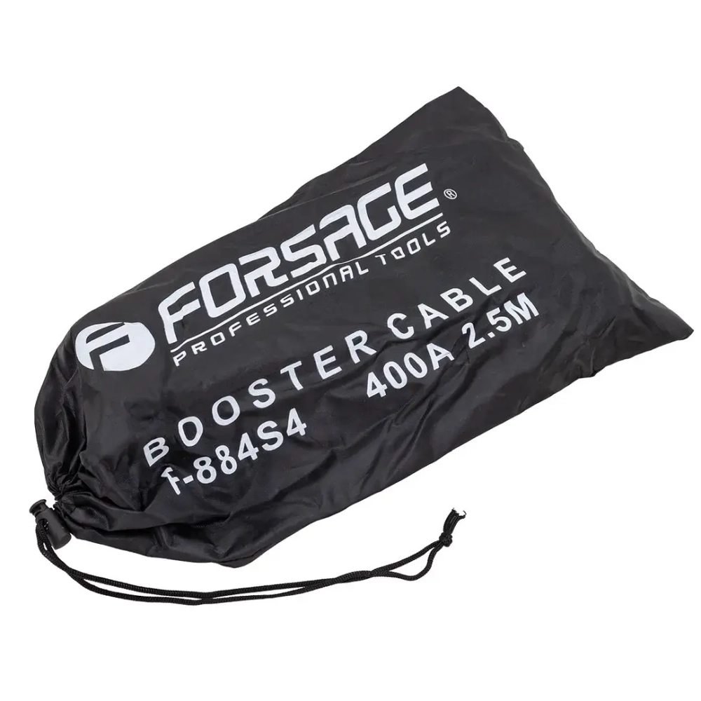 Стартовые провода 400 Aмпер,2.5м (морозостойкая изоляция), в чехле Forsage F-884S4