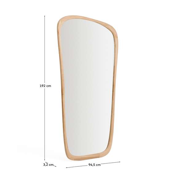 Зеркало из тикового дерева Alura 94,6 x 192,1 см