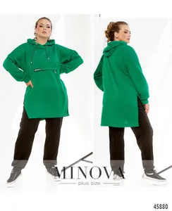 Костюм 17-249-зелёный-черный Minova