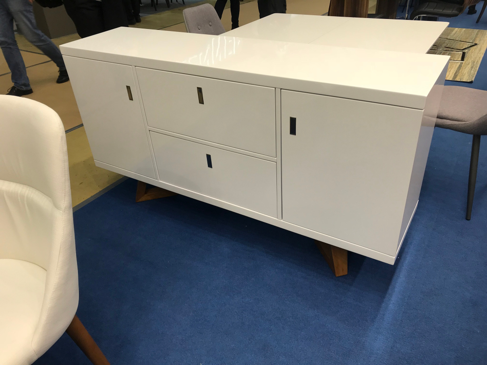 Буфет TG1692B белый/ясень