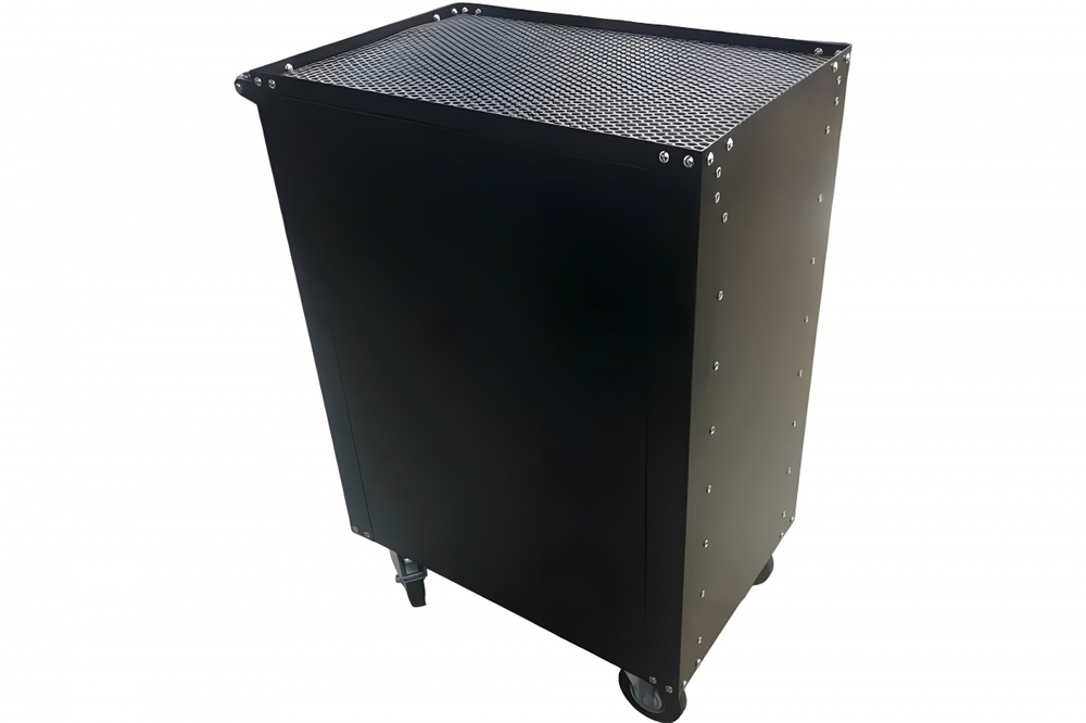 Инструментальная тележка GWT-B6L (6 ящиков, центральный замок, колеса с тормозом, синяя)