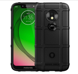 Чехол для Motorola Moto G7 Play цвет Black (черный), серия Armor от Caseport