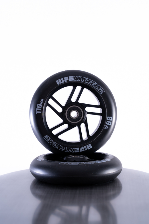 Набор колес HIPExtreme H5 110*24 мм, черный/черный