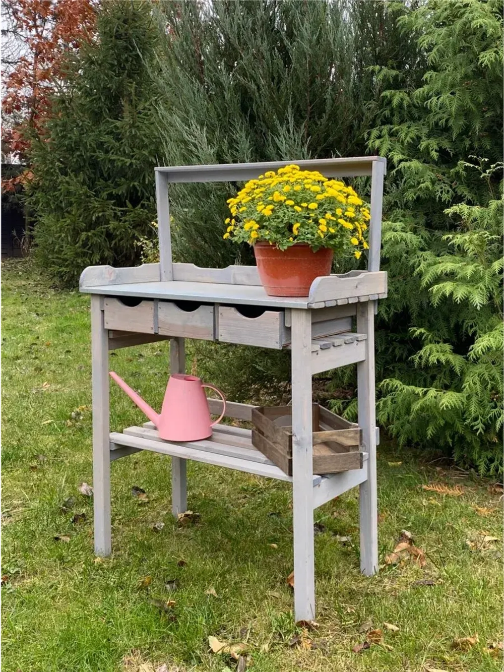 Стол садовый стеллаж для рассады цветов напольный
