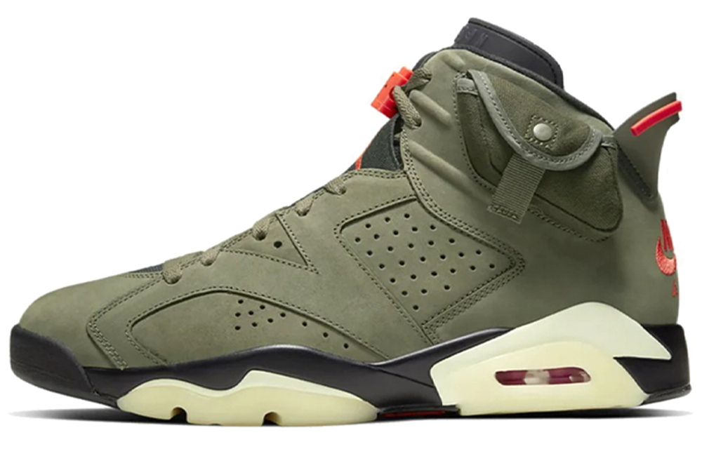 Кроссовки Travis Scott X Jordan Air Jordan 6 Medium Olive Ts