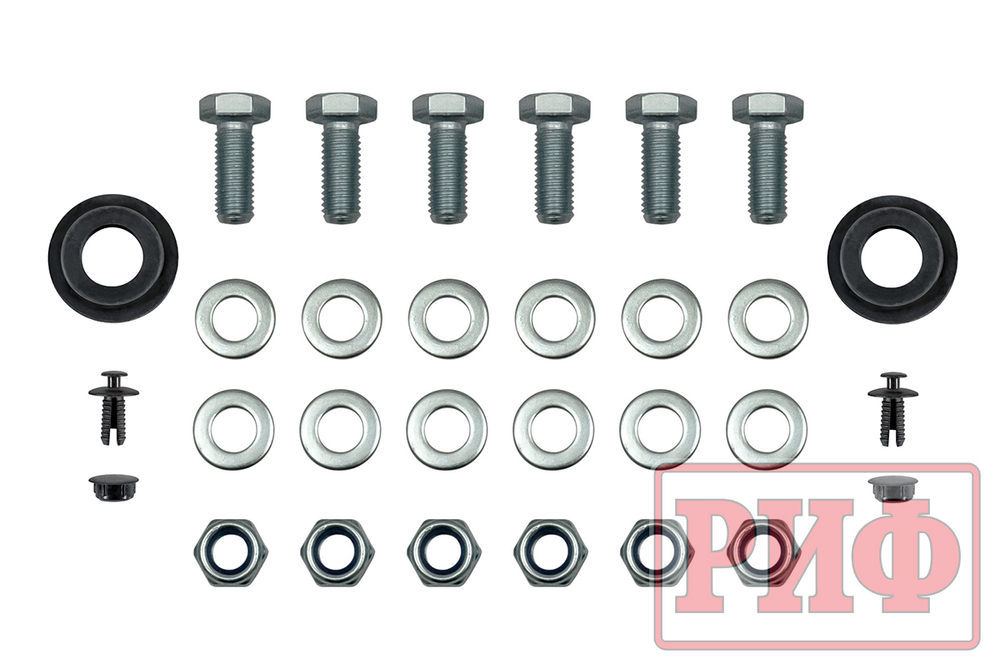 Бампер силовой задний JAC T6, SOLLERS ST6 с квадратом под фаркоп и фонарями РИФ