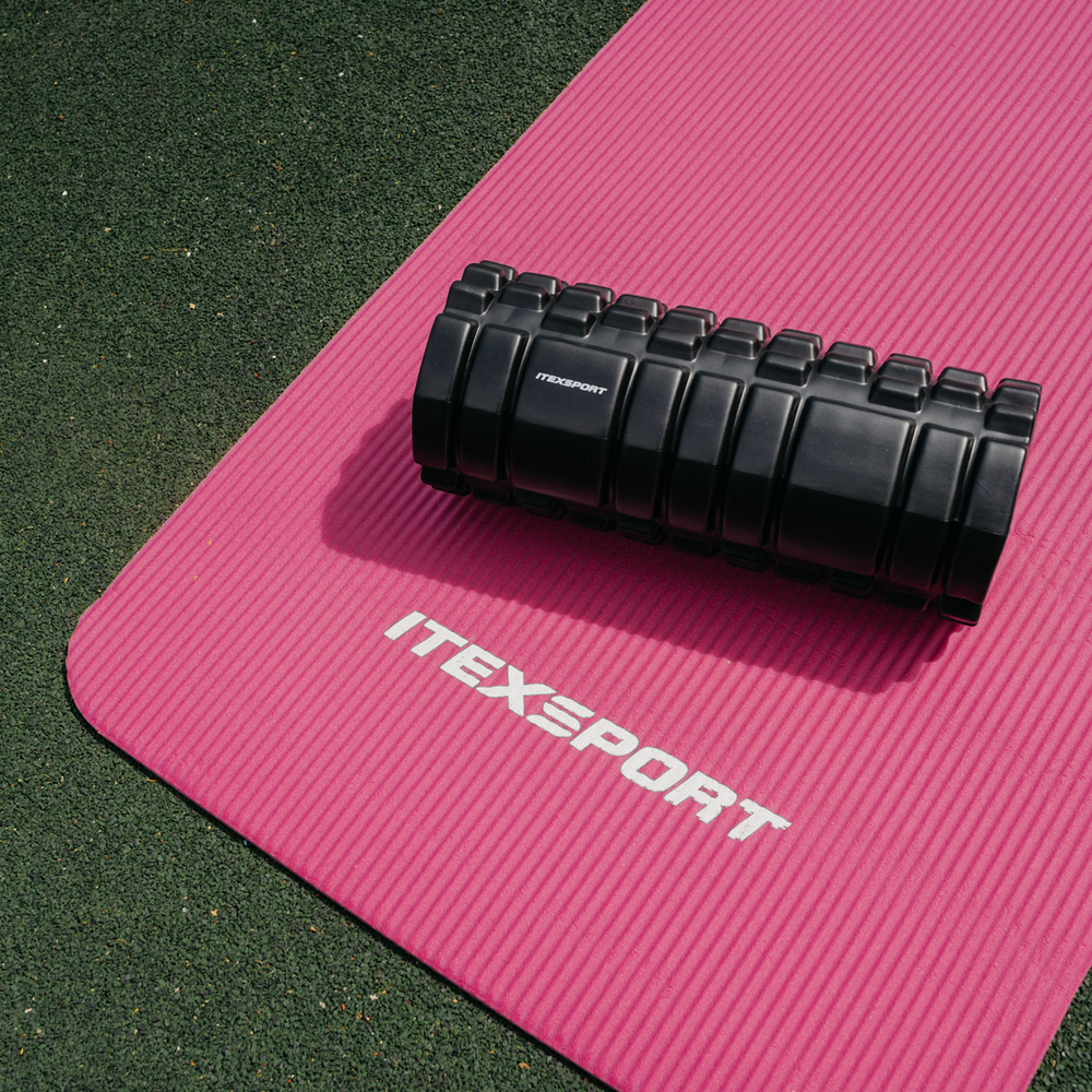 ITEX SPORT массажный ролик МФР черный (для спины, рук, ног), оптом