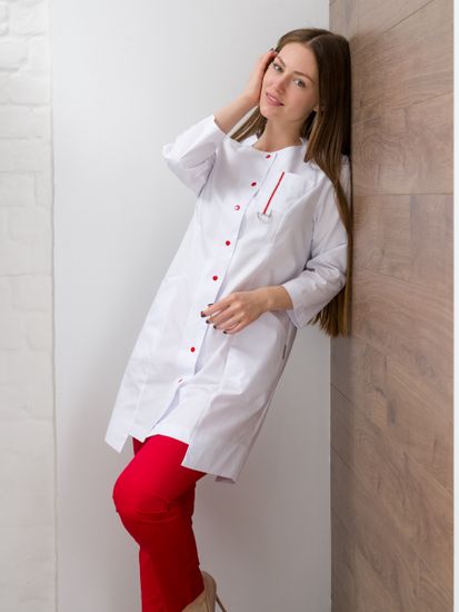 Блуза женская М-264 (элит-145/белый)