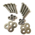 Колёса транцевые перекидные, фланец  "Ёжик" (для лодок НДНД), нержавейка