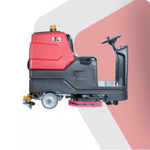 Аккумуляторная поломоечная машина с местом оператора Vostok BR150 (с литиевой АКБ 150Ач) - 2х щетки