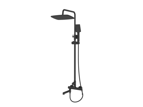 Душевая стойка BelBagno Acqua ACQUA-VSCM-NERO 1 режим, черный матовый