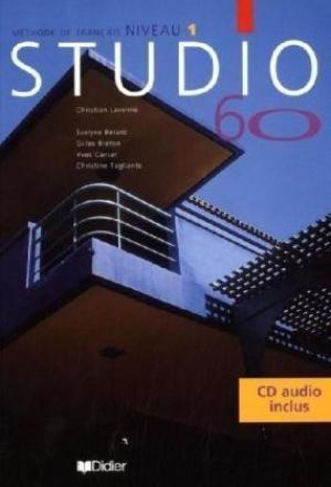 Studio 60 niveau 1 Livre de l&#39;eleve + CD audio