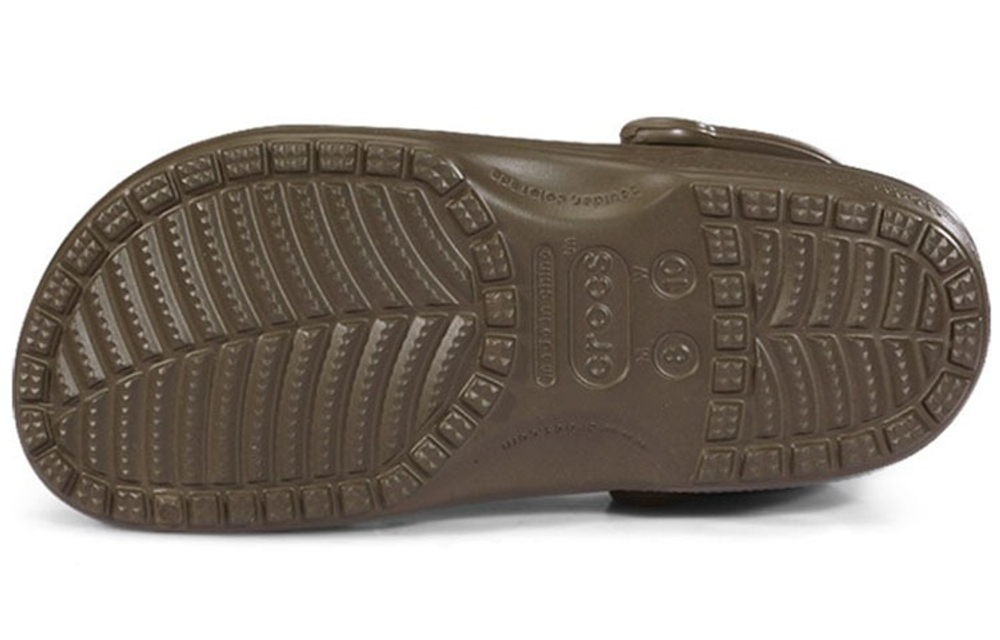 Crocs Classic clog simple casual hole shoes for men and women the same chocolate color