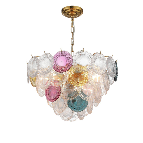 SL420.203.11 Люстра подвесная ST-Luce Золотистый/Разноцветный E14 11*40W