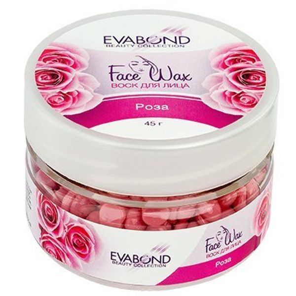 EVABOND Face Wax, Воск для лица Роза, 50гр