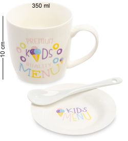GAEM Art MUG-165/4 Кружка с ложкой «Детское меню»