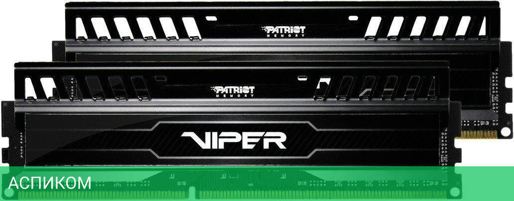 Оперативная память Patriot Viper 3 Black Mamba 2x4GB KIT DDR3 PC3-12800 (PV38G160C9K)