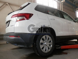 Фаркоп оцинкованный Galia S119C для Skoda Karoq 2018-, Seat Ateca 2016-(паспорт и сертификат в комплекте)(без электрики)