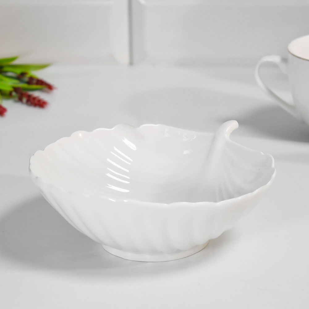 Салатник 15см белый без деколи, фарфор, 8255