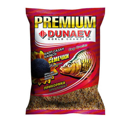 Прикормка "DUNAEV-PREMIUM" 1кг Карп-Сазан Жареный арахис