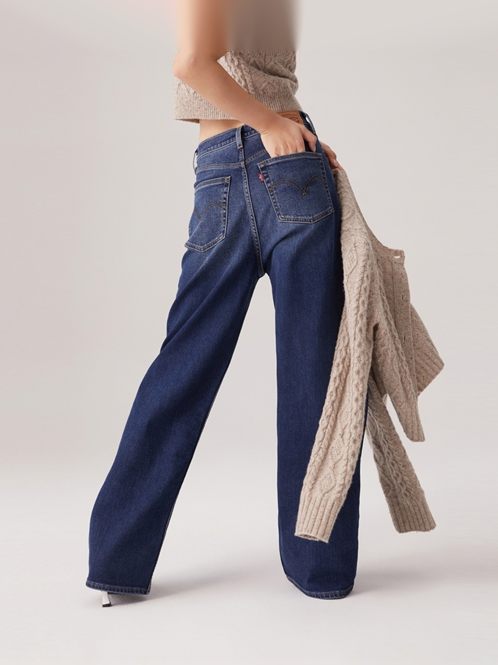 Женские свободные джинсы с завышенной талией Levi's High Loose 26872-0024