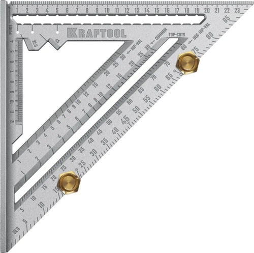 KRAFTOOL 250 мм, 5-в-1, Высокоточный кровельный угольник (3441-25)