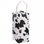 Косметичка прямоугольная «Premium style», цвет белый/черный , 20*11*8см