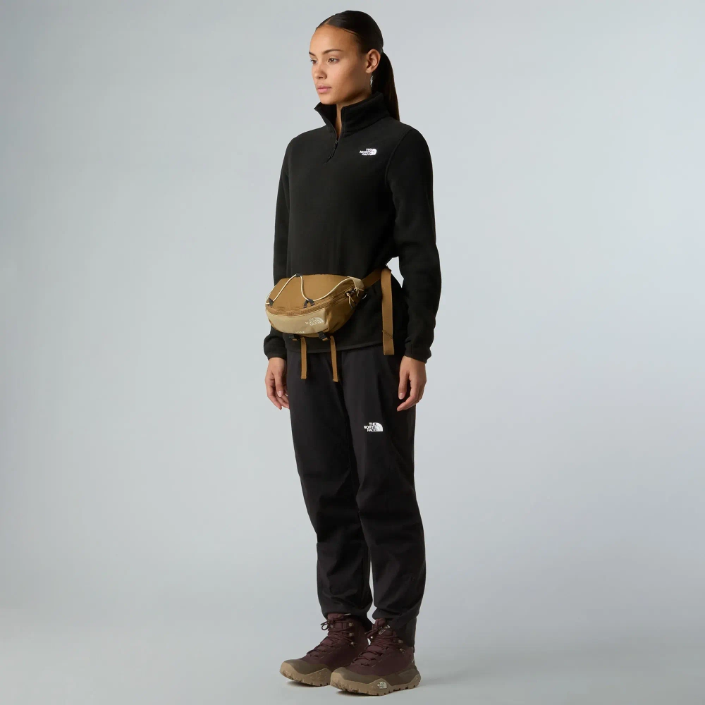 Женская флисовая толстовка The North Face Glacier Fleece 1/4 чёрная