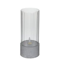 GAEM Изделие декоративное "Свеча" ( подсветка, 3хААА н/п), D 8 см, L8 W8 H20 см