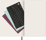 Еженедельник 2026 Moleskine Precious & Ethical MAMBA 13х21см обложка экокожа, черный в подарочной коробке