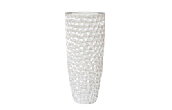 Кашпо Garda Decor жемчужно-белое ZS-C785-34