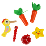 Развивающая игрушка деревянная Сортер обьемный 6 в 1, коробка C-41841