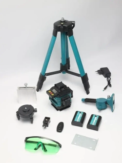 Лазерный уровень самовыравнивающийся, нивелир 4D 16 линий