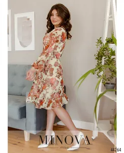 Платье 4121-бежевый Minova