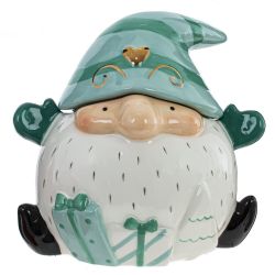 GAEM Конфетница "Гном: Праздничный Хранитель", 800 мл, L16 W13,5 H16 см