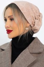 Чалма с резинкой (бежевая) ЧР6-23М LT Collection