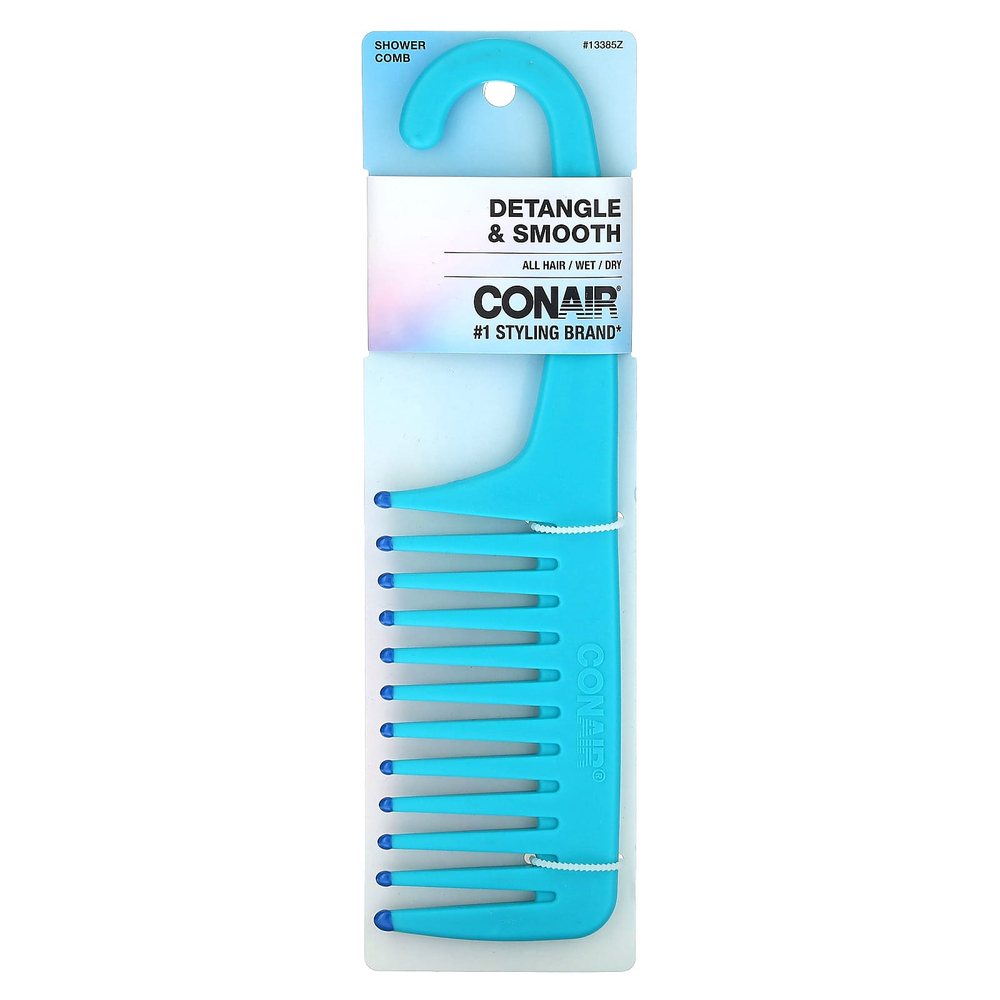 Conair, Гребень для душа для мокрых или сухих волос, 1 шт.