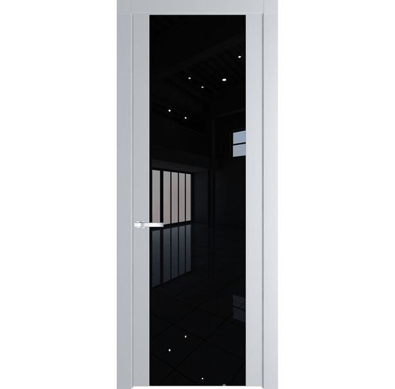 Межкомнатная дверь эмаль Profil Doors 1.7P лайт грей остеклённая
