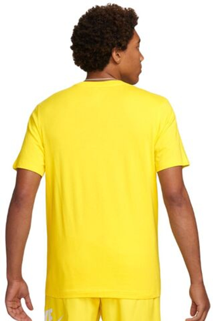 Мужская теннисная футболка Nike Sportswear Club T-Shirt - белый