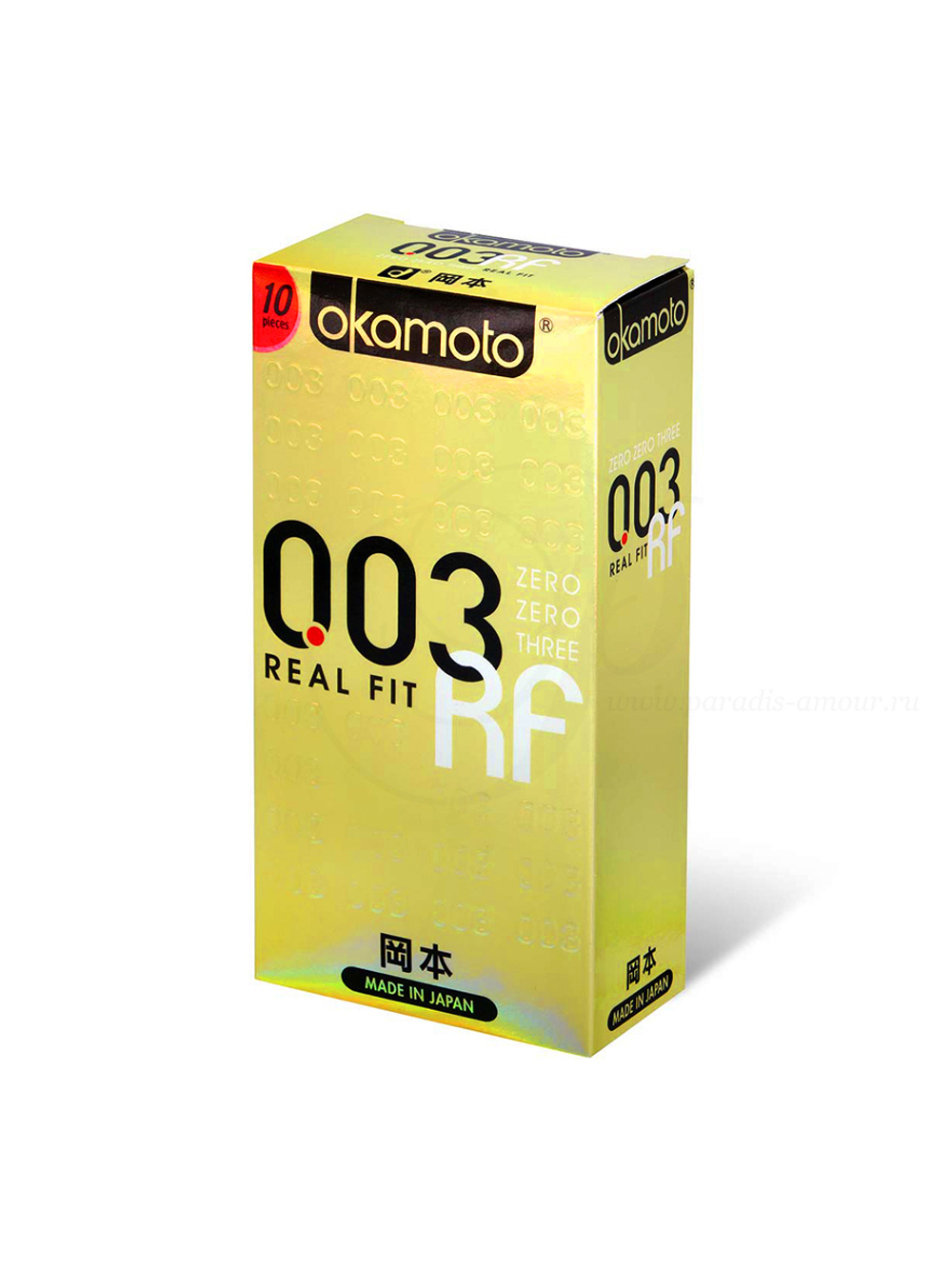 Презервативы Okamoto "0.03 Real Fit" 10шт.