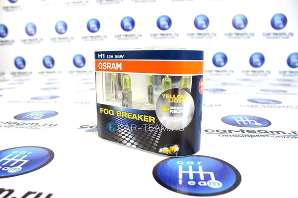 Автолампы "Osram " H1 Fog Breaker 62150FBR-HCB