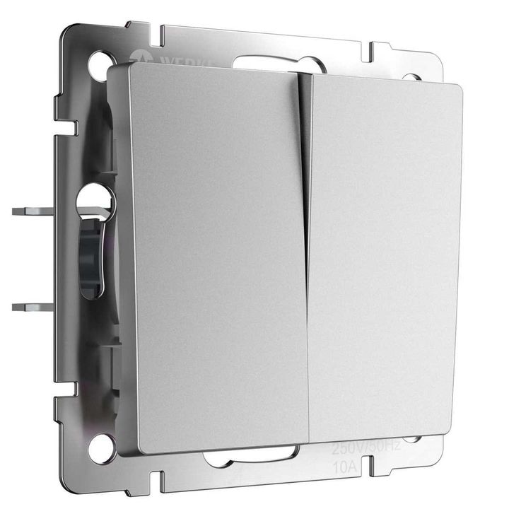 Перекрестный выключатель двухклавишный Werkel W1123065 4690389196881