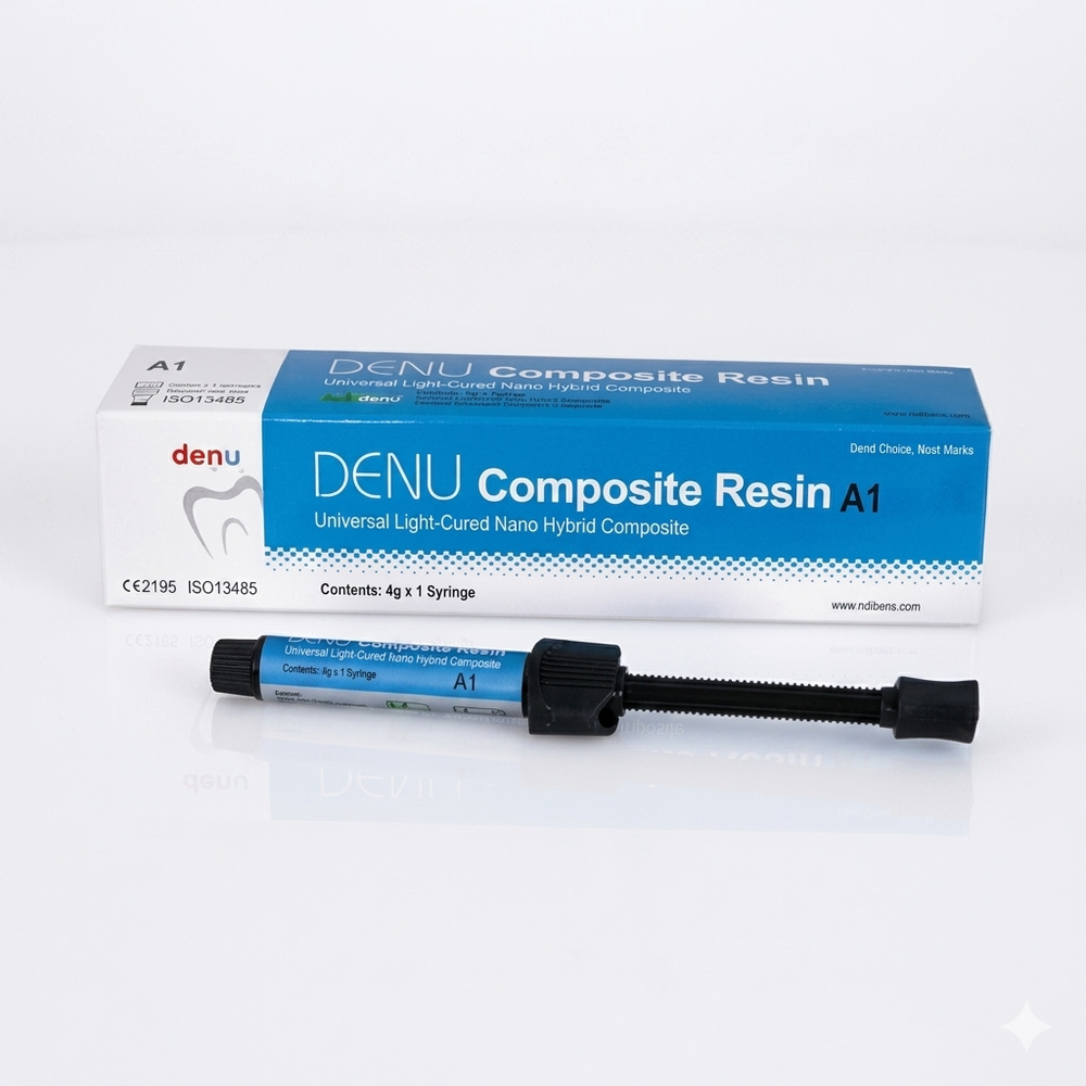 Композит стоматологический светоотверждаемый, 4г, Denu Composite Resin A1 Композит стоматологический светоотверждаемый, 4г, Denu Composite Resin A1