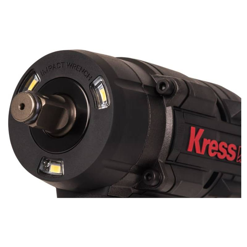 Гайковерт аккумуляторный ударный KRESS KH276, 2 акк, ЗУ, кейс