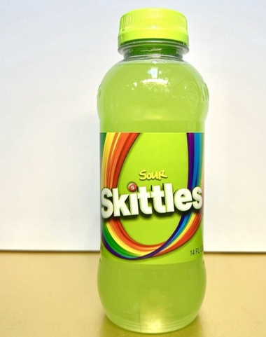 Новый эксклюзивный напиток Skittles Original со вкусом зеленого яблока,