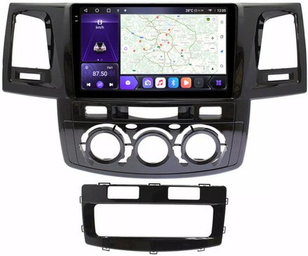 Магнитола для Toyota HiLux 2011-2015 - Carmedia OL-9603 QLed+2K, Android 12, ТОП процессор, CarPlay, SIM-слот