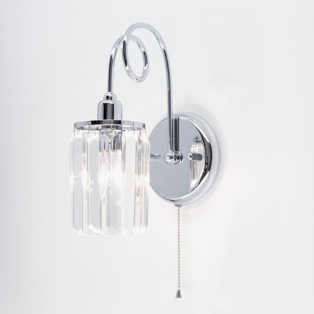 Citilux Синди CL330311 Бра хрустальное с выключателем Хром