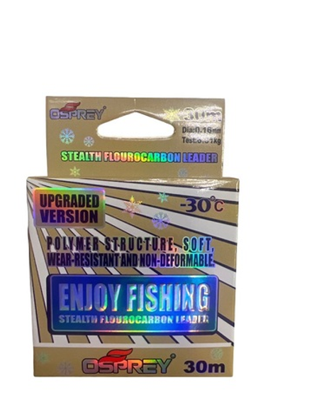 Леска Osprey Stealth Flourocarbon 30м. #0.10